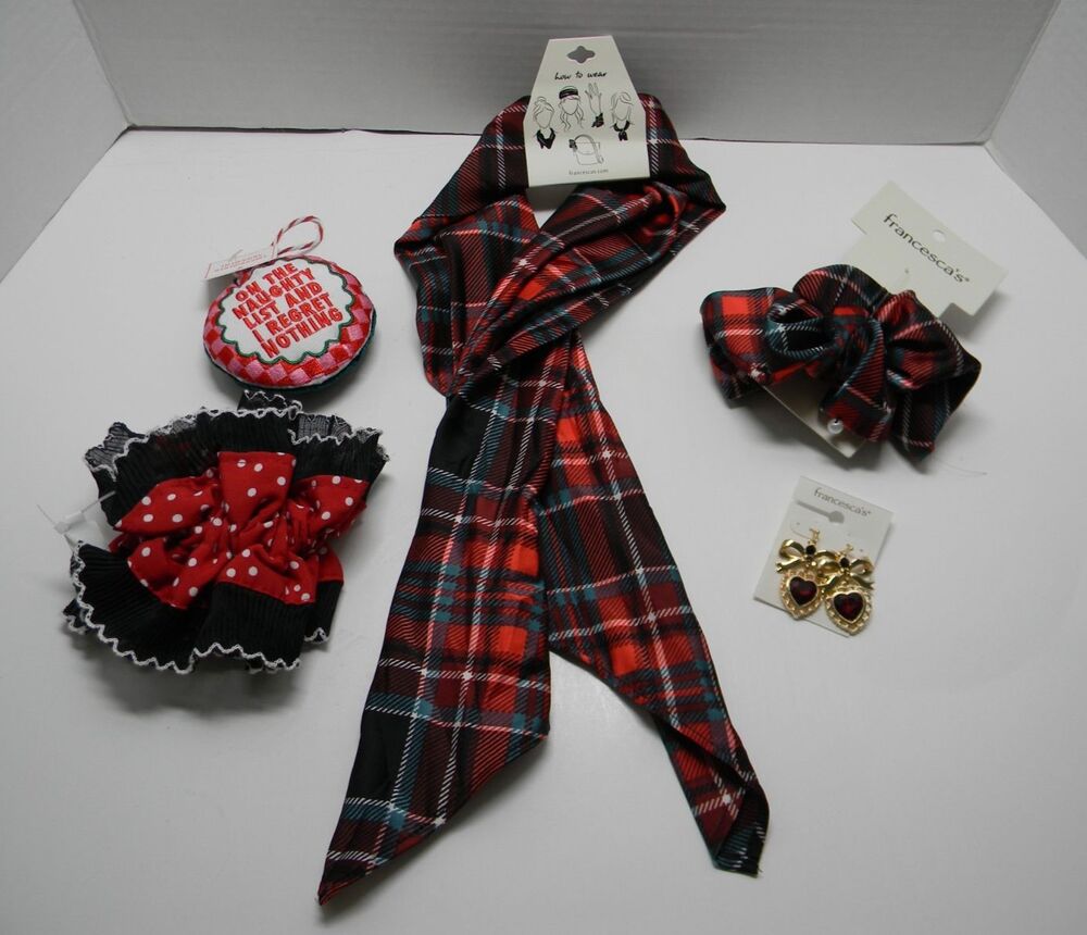 Gift Set for Girls Teens Women Jewelry Hair Accessories Earrings NWT
